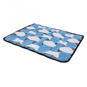 Kerbl Pet mata węchowa - dł. 60 x szer. 44 cm, niebieski/biały