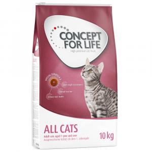20% taniej! Concept for Life, karma sucha, 10 kg / 3 x 3 kg - All Cats, 10 kg