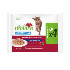 Natural Trainer Adult - Tuńczyk, 4 x 85 g