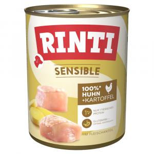 Megapakiet RINTI Sensible, 24 x 800 g - Kurczak z ziemniakami