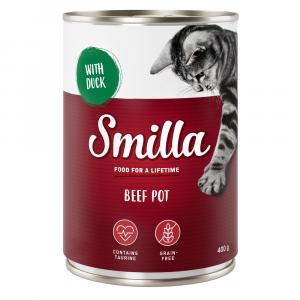 Smilla Puszki z wołowiną, 6 x 400 g - Wołowina z kaczką