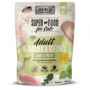 Pakiet mieszany MAC´s Cat w saszetkach, 24 x 300 g - Królik i drób