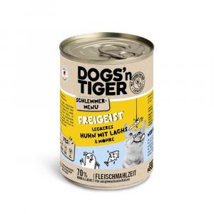 Dogs'n Tiger smakowite menu 6 x 400 g - Kurczak z łososiem