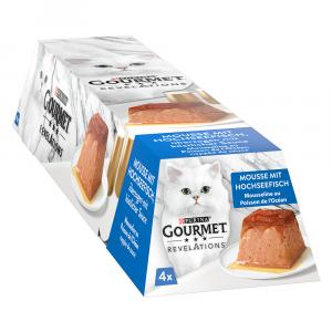 25% taniej! Gourmet Revelations Mus, karma mokra dla kota, 8 / 96 x 57 g - Ryba morska, 8 x 57 g