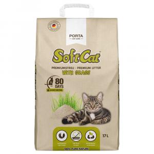 Porta SoftCat Grass, żwirek dla kota - 17 l