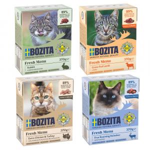 Bozita Tetra w sosie/galarecie, 48 x 370 g - Pakiet mieszany I w sosie