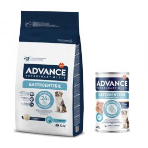 Advance Veterinary Diets: 10 kg / 12 kg karma sucha + karma mokra, 400 g gratis! - Gastroenteric, 12 kg + Gastroenteric Medium/Maxi