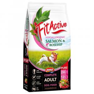 FitActive Pure Hypoallergenic, łosoś i owoce dzikiej róży - 2 x 12 kg