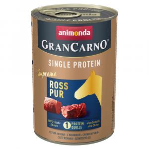 Megapakiet animonda GranCarno Adult Single Protein Supreme, 24 x 400 g - Konina