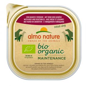 15% taniej! Almo Nature BioOrganic Maintenance, mokra karma, 9 x 300 g - Z biowołowiną i biowarzywami