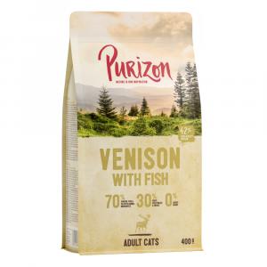 Purizon karmy suche dla kota w opakowaniach próbnych - Adult, dziczyzna i ryba, 400 g