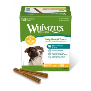 15% taniej! Whimzees by Wellness, przysmaki dla psa - Monthly Stix Box, M: dla średnich psów (900 g, 30 szt.)