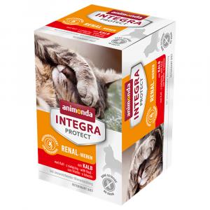 Animonda Integra Protect Adult Renal, tacki, 6 x 100 g - Z cielęciną