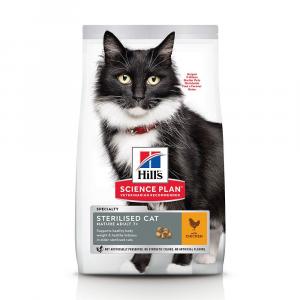 8 + 2 kg gratis! Hill's Science Plan, sucha karma dla kota, 10 kg - Mature Adult Sterilised, kurczak