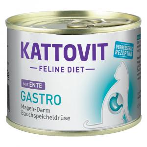 Kattovit Gastro, 6 x 185 g - Kaczka, 24 x 185 g