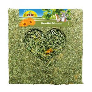 JR Farm Kostka z siana z kwiatami - 2 x 450 g