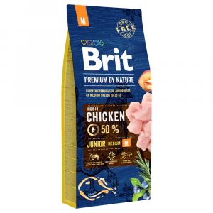 Brit Premium by Nature Junior M - 15 kg