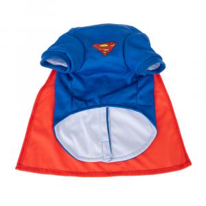 Warner Bros™ DC kostium dla psa Superman - Rozmiar S/M: dł. grzbietu 35 cm