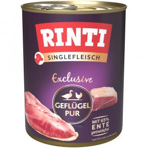 RINTI Singlefleisch Exclusive, 6 x 800 g - Exclusive, drób