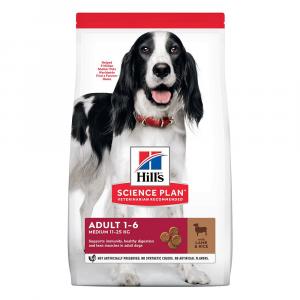 Dwupak Hill's - Adult 1–6 Medium, jagnięcina z ryżem, 2 x 14 kg
