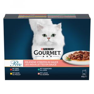 Pakiet próbny Gourmet Perle, 8 x 85 g - Mięso i ryby