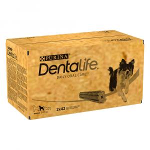 2 + 1 gratis! Purina Dentalife, różne rodzaje - Codzienna pielęgnacja zębów dla średnich psów, 252 sztuki (84 x 69 g)