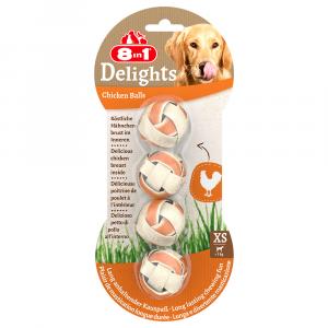 8in1 Delights piłeczki do żucia - 3 x 36 g, 12 szt.