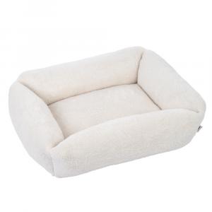 TIAKI legowisko dla psa Lazy Bear, ecru Rozmiar M: (dł. x szer. x wys.): 70 x 55 x 20 cm