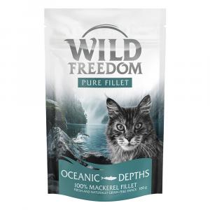 2 + 1 gratis! Wild Freedom Filets Snacks, przysmaki, 3 x 100 g - Filet z makreli