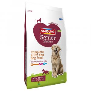 15% taniej! Smølke, sucha karma dla psa, 2 x 12 kg - Senior Medium Vital Ageing