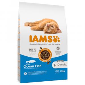 IAMS Advanced Nutrition Kitten, z rybą morską - 10 kg