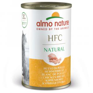 20 + 4 gratis! Almo Nature HFC, karma mokra dla kota, 24 x 140 g - Pierś z kurczaka