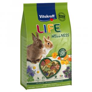 Vitakraft Life Wellness dla królików miniaturowych - 5 x 600 g