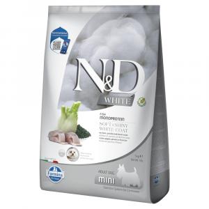 Farmina N&D Dog Adult Mini White, z labraksem, koprem włoskim i spiruliną - 5 kg