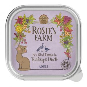 15% taniej! Rosie's Farm Adult, karma mokra, 16 x 100 g - Indyk i kaczka