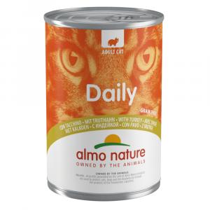 Korzystny pakiet Almo Nature Daily Menu, 12 x 400 g - Indyk