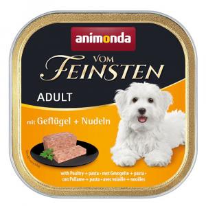 Animonda vom Feinsten Adult 22 x 150 g - Z drobiem i makaronem