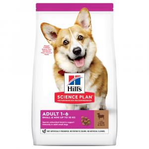 Hill's Science Plan Adult 1–6 Small & Mini, jagnięcina z ryżem - 2 x 6 kg