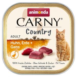 Animonda Carny Country Adult, 32 x 100 g - Kurczak, kaczka i gęś