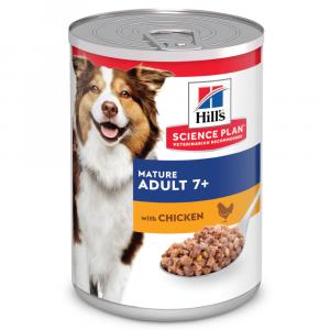 Hill's Science Plan Mature Adult 7+ - Kurczak i wołowina, 12 x 370 g