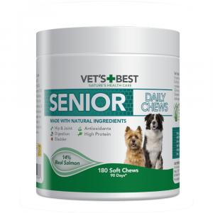 Vet's Best Senior Daily Chews, łosoś - 400 g (180 tabletek do żucia)