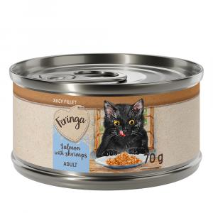 Korzystny pakiet Feringa Juicy Fillet, 24 x 70 g - Łosoś z krewetkami, 24 x 70 g