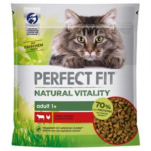 Perfect Fit Natural Vitality Adult 1+, wołowina i kurczak - 6 x 650 g