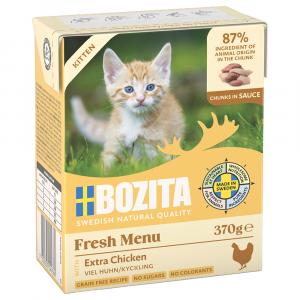 Bozita Tetra w sosie, 6 x 370 g - Kitten, kurczak