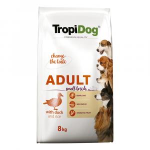 Tropidog Premium Adult Small, kaczka i ryż - 8 kg