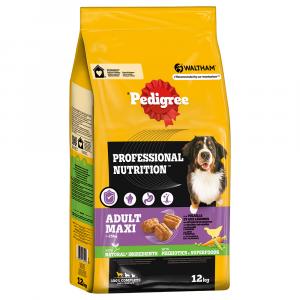 Pedigree Professional Nutrition Adult Maxi >25 kg, drób i warzywa - 12 kg