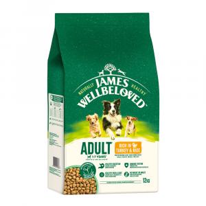 James Wellbeloved Adult Dog Hypoallergenic, indyk i ryż - 2 x 12 kg