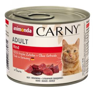 Animonda Carny Adult, 6 x 200 g - Wołowina