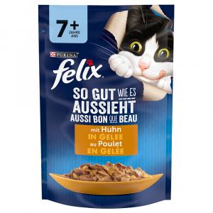 Felix Senior, w galarecie, So gut wie es aussieht, 26 x 85 g - Kurczak