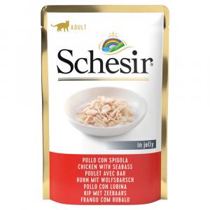 Schesir w galarecie, saszetki, 6 x 85 g - Kurczak z labraksem